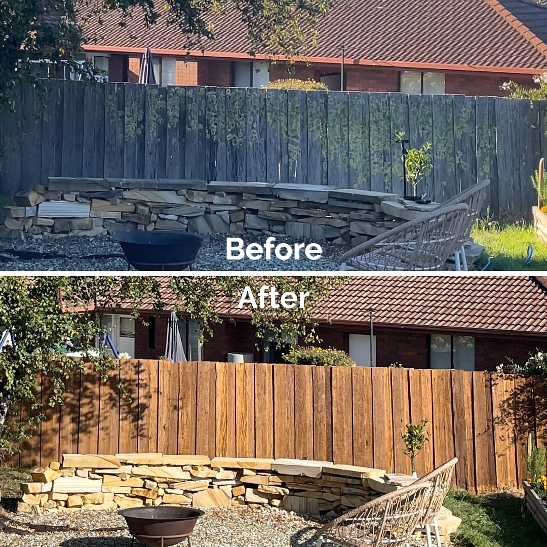 Professional fence cleaning in Hobart by Refined Grounds