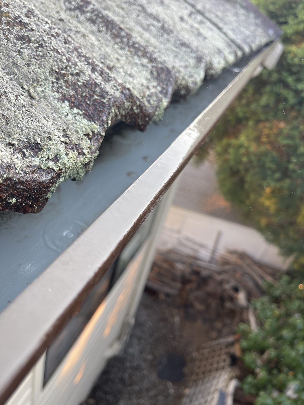 Cleared gutter after a professional gutter clean in Greater Hobart